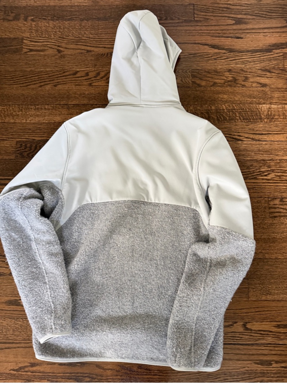 Lululemon Men’s Full Zip Fleece Hoodie Jacket Large Gray Hybrid - Picture 3 of 3